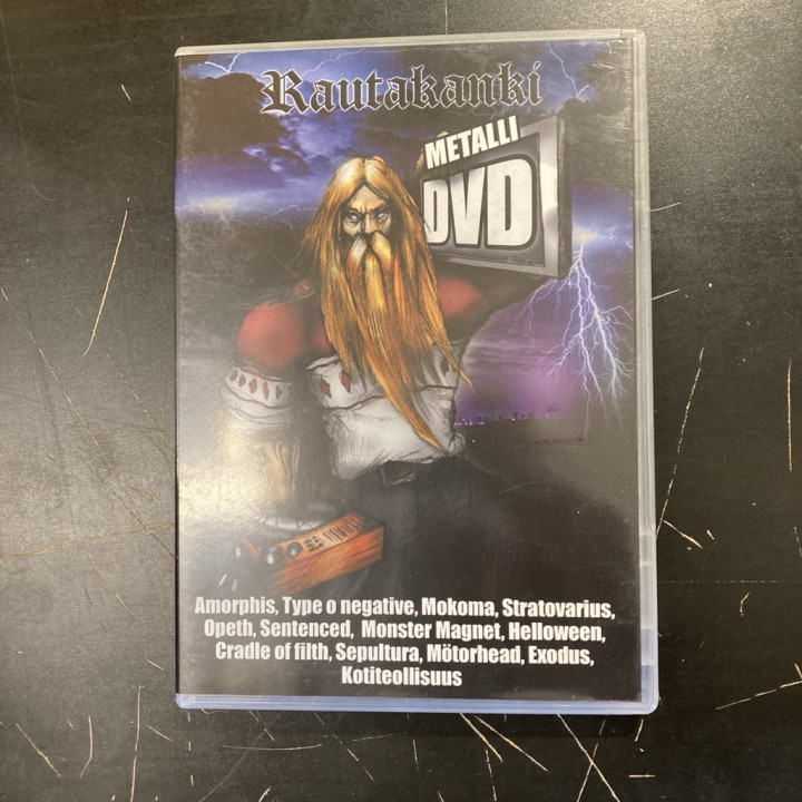 Rautakanki - metalli DVD (VG+/VG+) -heavy metal-